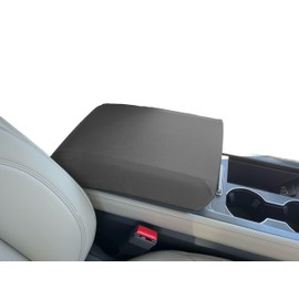 Car Console Covers Plus Made in USA Designed for Lincoln Nautilus 2019-2025 Neoprene Auto Armrest Center Console Cover Protector Gray