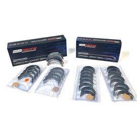 J MARTIN AUTO Standard Size Performance XP Series Rod and Main Bearings Compatible with Chevy SBC 327 Large Journal, 305 & 350 Engines.