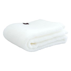 Oka PLYS Priss Base Will Face Towel, Approx. 13.4 x 30.3 inches (34 x 77 cm), White