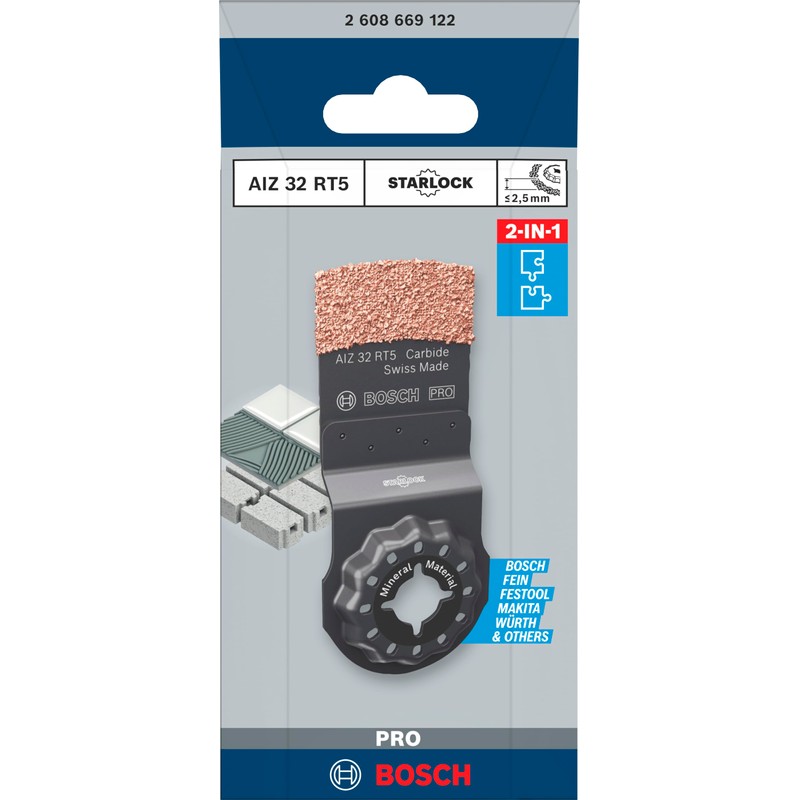 Bosch 1 x Pro Multi Material AIZ 32 RT5 Blade