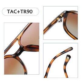 Sunglasses for Women, Retro Sunglasses, Men, Round 90s, Aviator Glasses Men with UV400 Protection, Leopard Teal