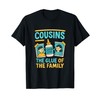 Cousins: The Glue of The Family Crew Graphic T-Shirt