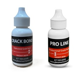 Comprehensive Windshield Repair Kit Featuring Pro Line 2 Resin, 15ml, and Crack Bond Resin, 15ml Combo - Premium Tools for Expert-Level Glass Restoration, Chip Repair, and Crack Reinforcement