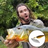 5 Pcs Fishing Lures Spinners Set Hard Plastic Body Artificial