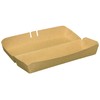 Niche Plus Oil Resistant Craft Unbleached Takeout Containers, Hot Dog,