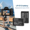 GOROFO LP-E12 Digital Camera Batteries, for Canon EOS M2, EOS