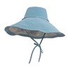 Womens Sun Hats Wide Brim Reversible Floral Beach Bucket Hats