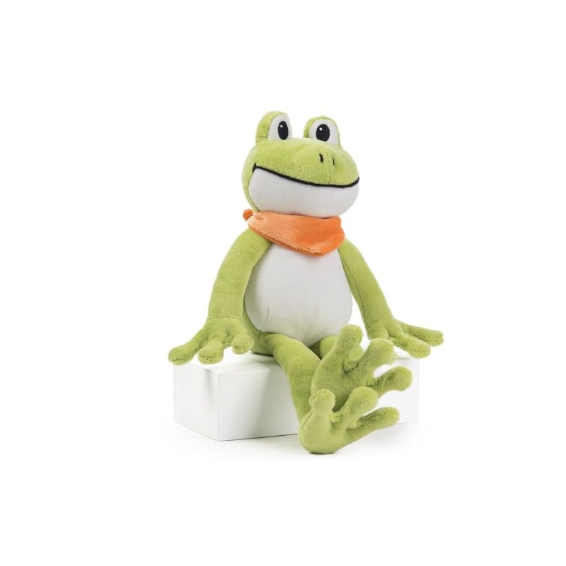 Schaffer 5732 Cuddly Toy Frog Quark Size M 26 cm