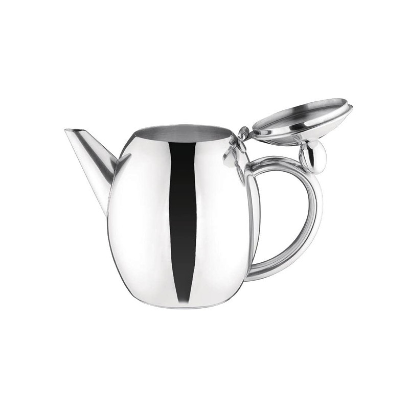 Olympia Richmond Teapot Stainless Steel 500Ml - Stainless Steel -