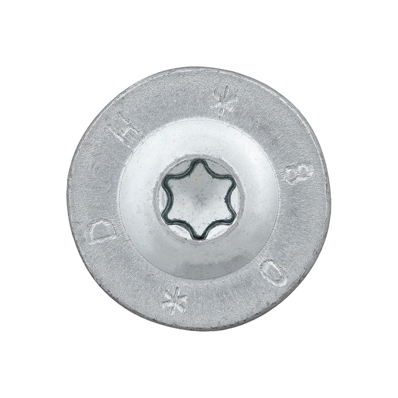Flat Head Screws with Torx Drive (TX) | Galvanised |