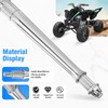 Rear Wheel Axle Shaft & Nuts for Yamaha Raptor 700