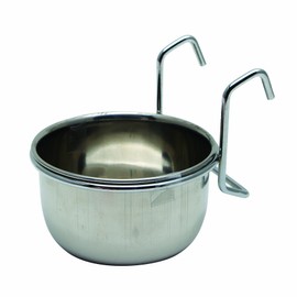 Living World Stainless Steel Dish, 283.5 Gram (10 Ounce)