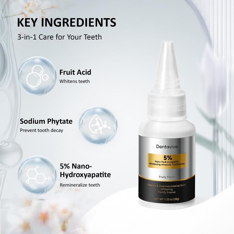 Nano Hydroxyapatite & Alpha-Hydroxy Acid Ampoule Toothpaste – Advanced Enamel