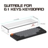 SELORSS Gaming Keyboard Dust Cover Mechanical Keyboard Cover Premium Clear