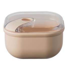 OMADA Design - 0.4L Square Airtight Food Container with Clear Lid - Line Pull Box