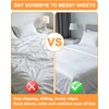 Acual Bed Sheet Clips, 4PCS 60 cm-250 cm Adjustable Bed