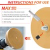YGDMD Car Rubber Eraser Wheel for Drill,Practical Car Decal Remover