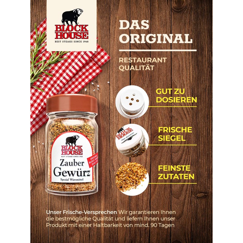 Block House Gewürze 3er Set