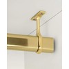 Gedotec Tubes Wardrobe Rail Middle Support Bracket for Clothes Rail
