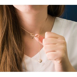 Nurse Necklace Gifts for Women Nurses Week Gifts 2024 Stethoscope Necklace for Doctor Nurse Practitioner Appreciation Graduation Gifts