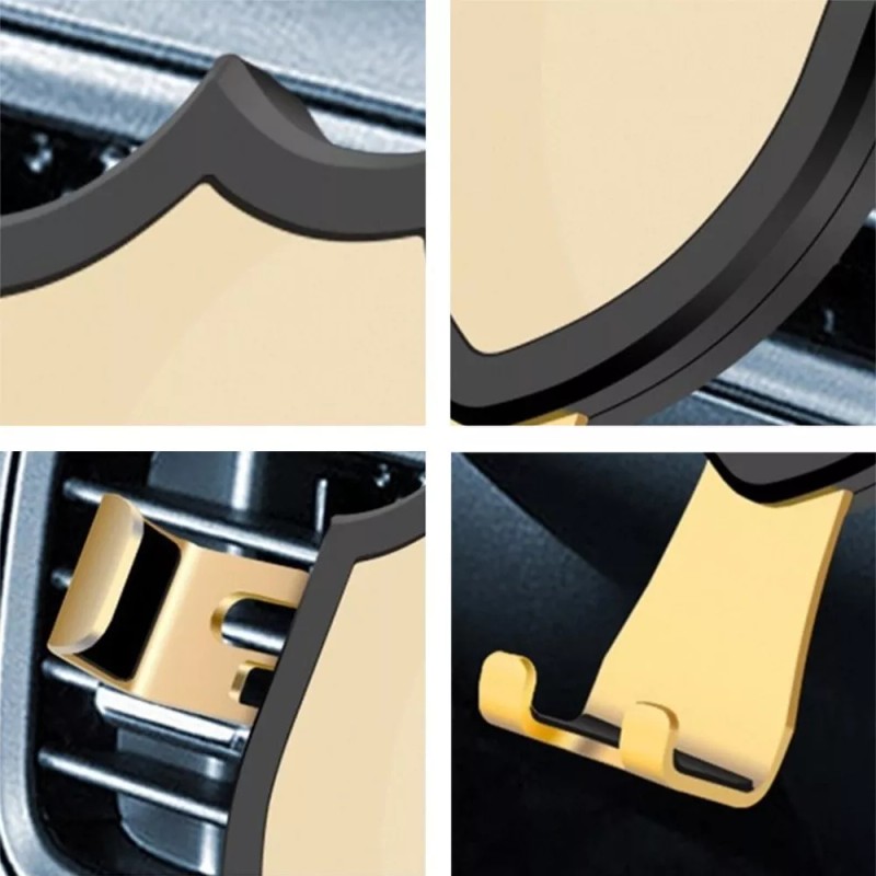 Maíz Soporte Base Celular Auto Carro Ventilacion Rejilla Aire 360