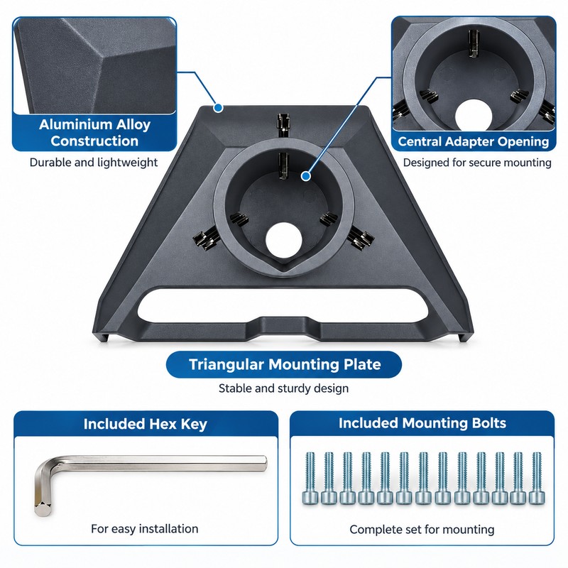 Starlink Gen 3 Pipe Mount Adapter for Satellite Dish Installation