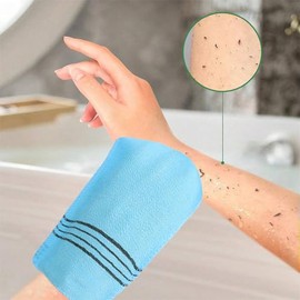 Fogrime 12 Pieces Korean Washcloth Exfoliating Korean Exfoliating Cloth Korean Style Body Scrub Korean Style Scrubbing Cloth Bath Body Exfoliating Scrub Towel