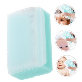 KICHOUSE Baby Bath Brush Set 2 Pack Soft Scalp and Hair Brush Sensory Sponge Baby Shower Sensory Tool Bath Brush Newborn to Infants Green