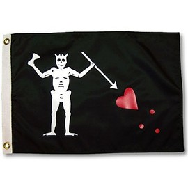 Pirate Edward Teach Blackbeard Garden Flag 3x5ft