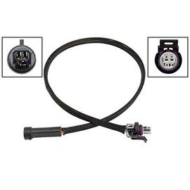 ICT Billet Wire Extension LS Gen 3 TPS Throttle Position Oil Pressure Coolant Compatible with CTS 3-wire OEM Grade Tooling, Delphi Connector, Lock, Seals, and Terminals WETPS30-24