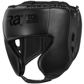 Raytos Boxing Headgear, Lightweight 7.4 oz (210 g), Made of PU, 180° Wide View, Independent Zone Protection, Anti-Slip Head Strap, Unisex, Kickboxing