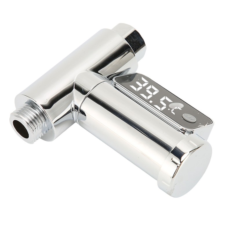 LED Display Water Shower Thermometer Rotatable Screen Waterproof Easy to