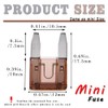 FymuSing 20 pcs 7.5A Mini Blade Fuse, Automotive Fuse for