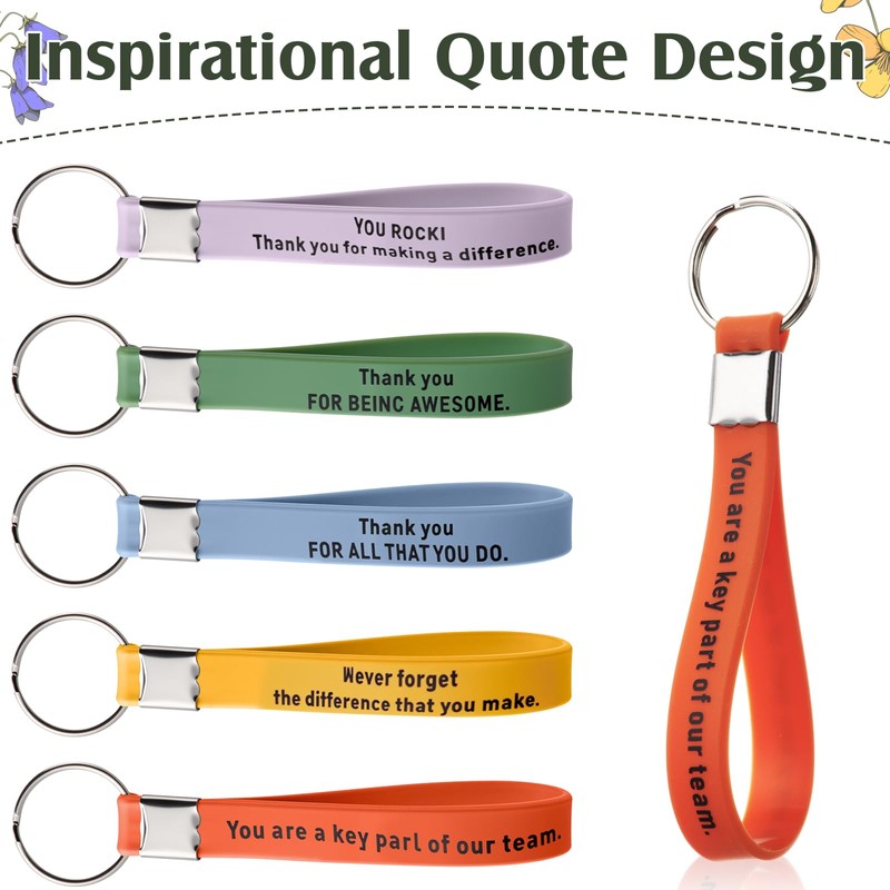 60 Pcs Employee Appreciation Gifts Bulk Car Diffuser Bottle Keychain