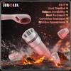 JEUCLEL 17PCS Pass Through Socket Set, Chrome Vanadium Steel, Versatile