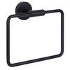 Varen Matte Black Towel Ring - Elegant Bath Accessories Accessory,