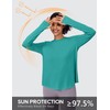 PINSPARK Soft Long Sleeve UV Blocking Tops with Thumb Holes