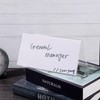 Risedot 12 Pack Acrylic Name Plates for Desks, Horizontal Slant