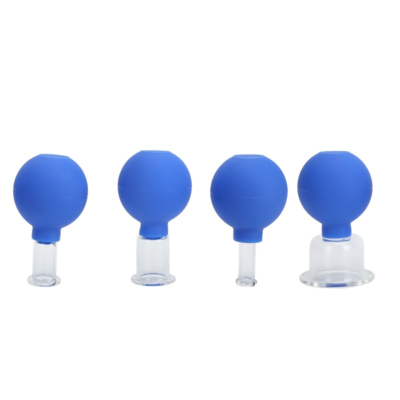 4Pcs Liposuction Cup MultiSize Health Care Cellulite Removal Skin Treatment