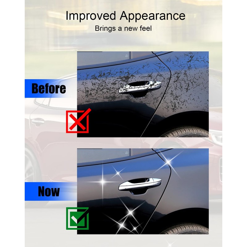 HUFEWU Right Passenger Side Outside Door Handle Cap Cover Fit