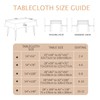 AIRCOWRIE Waterproof Vinyl Tablecloths, Heavy Duty Oil Proof Spill Proof