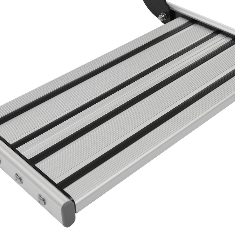 ATOLOMOTOR Folding RV Step with LED Light,330lbs Load Capacity Aluminum