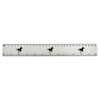 'Horse Running ' 30cm (12 Inch) White Plastic Ruler (RL00090992)