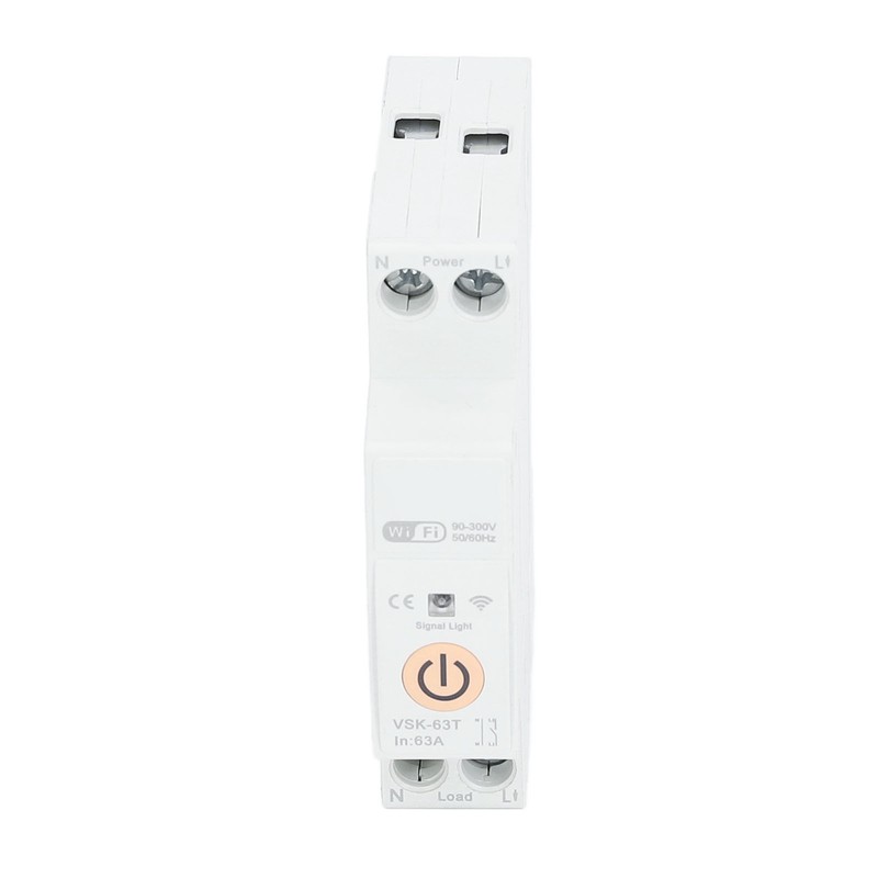 WiFi Switch Circuit Breaker 1P 63A Remote Voice Control Timing