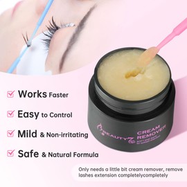 Beauty7 Cream Eyelash Extension Remover 5 g for Eyelashes Hair Through Hair Odourless