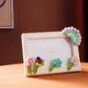 DIY Photo Frame Kit – Customizable Pom-Pom Art Craft, 4x6