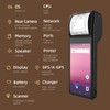Handheld 4G POS Receipt Printer Android 11 1D/2D Barcode Scanner