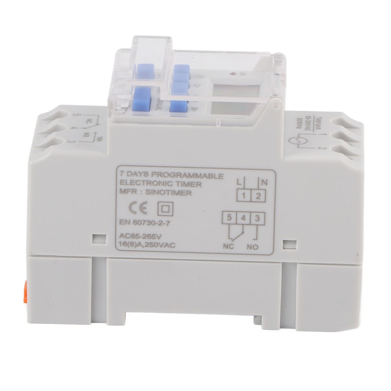 85‑265V AC 16A Weekly 12/24hrs Timer Switch LCD On Off