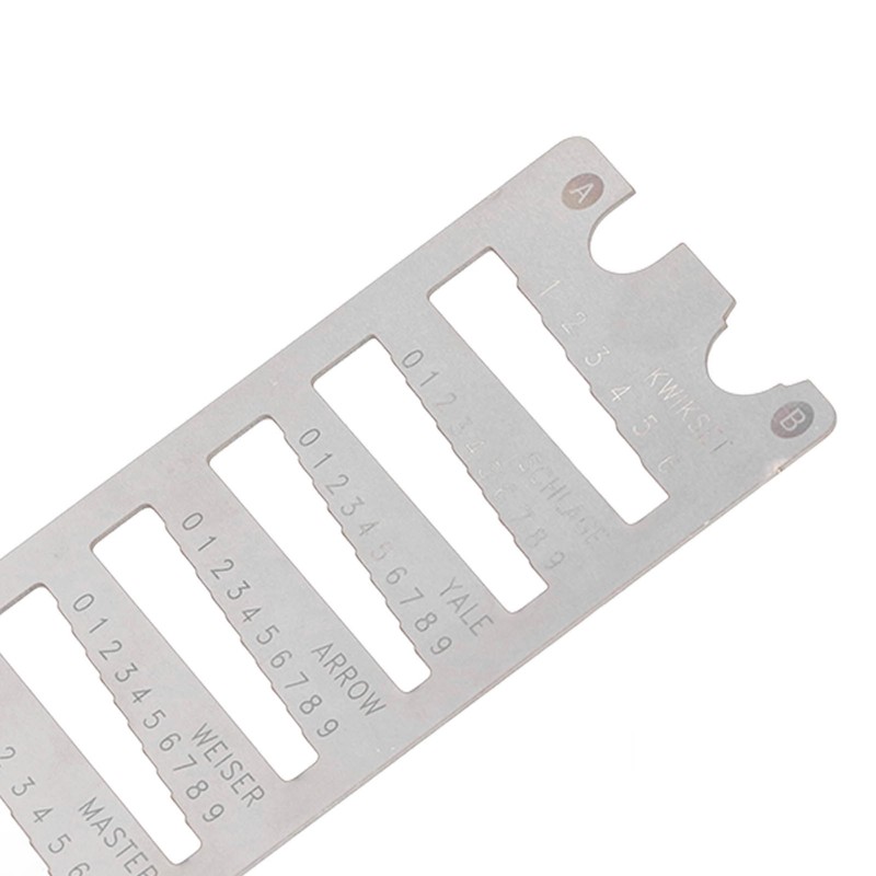 Key Decoder Spring Steel High Accuracy Portable Multifunctional 8 in