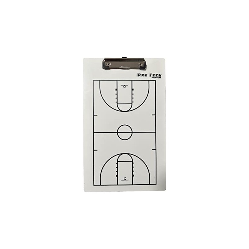 Basketball Coaches Clipboard Dry Erase Marker Large - 14.5" x